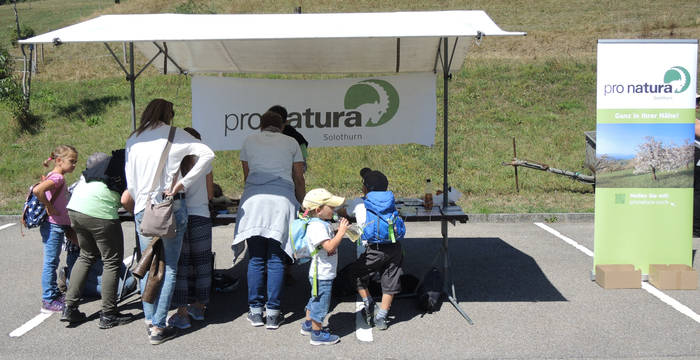 Stand am Wallierhoftag © Pro Natura Solothurn