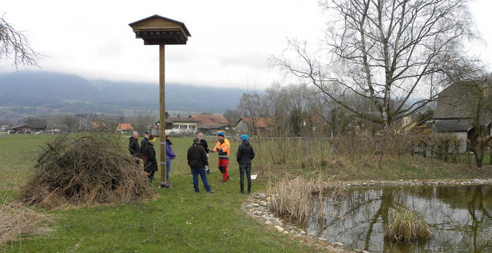 Heckenpflegeeinsatz in Altreu