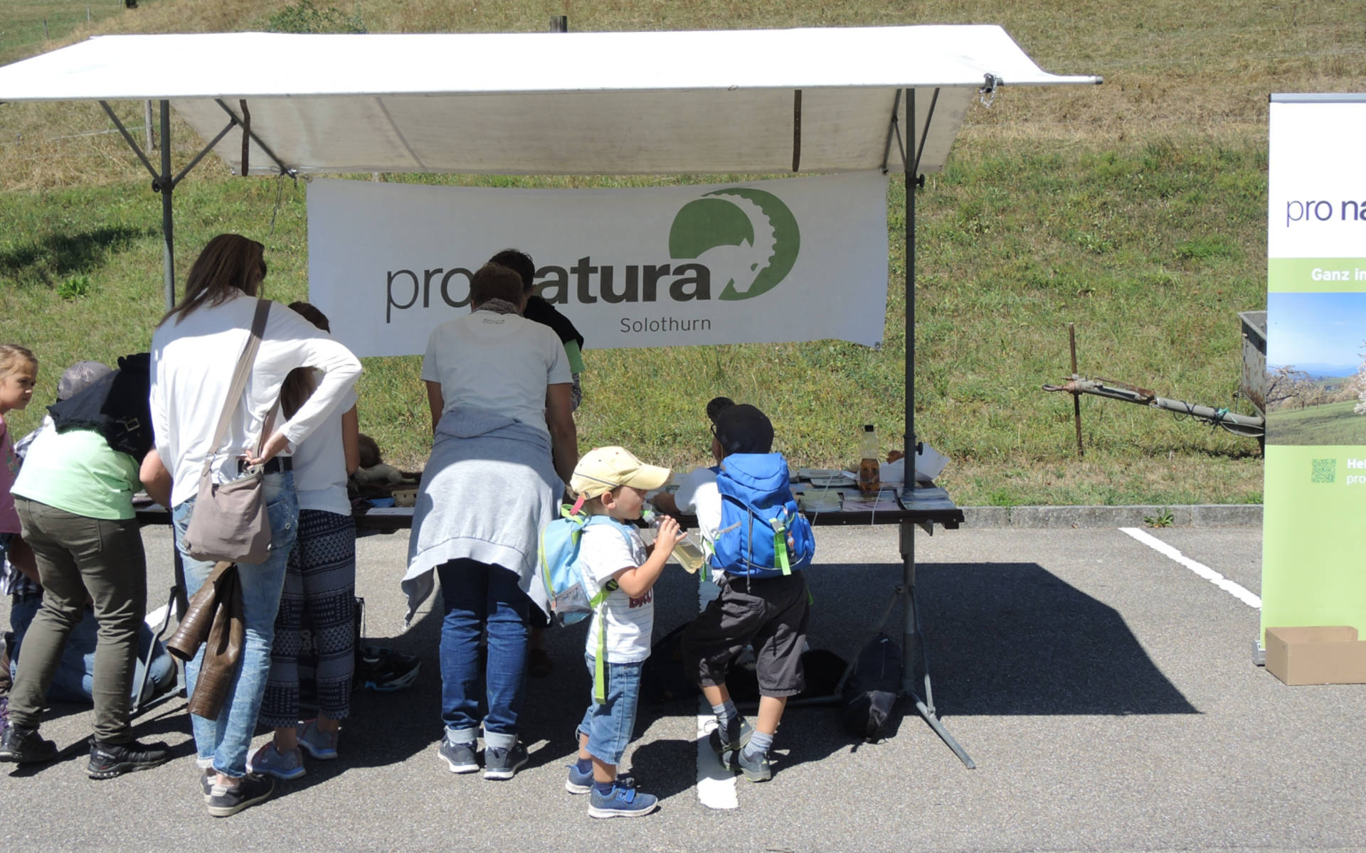 Stand am Wallierhoftag © Pro Natura Solothurn