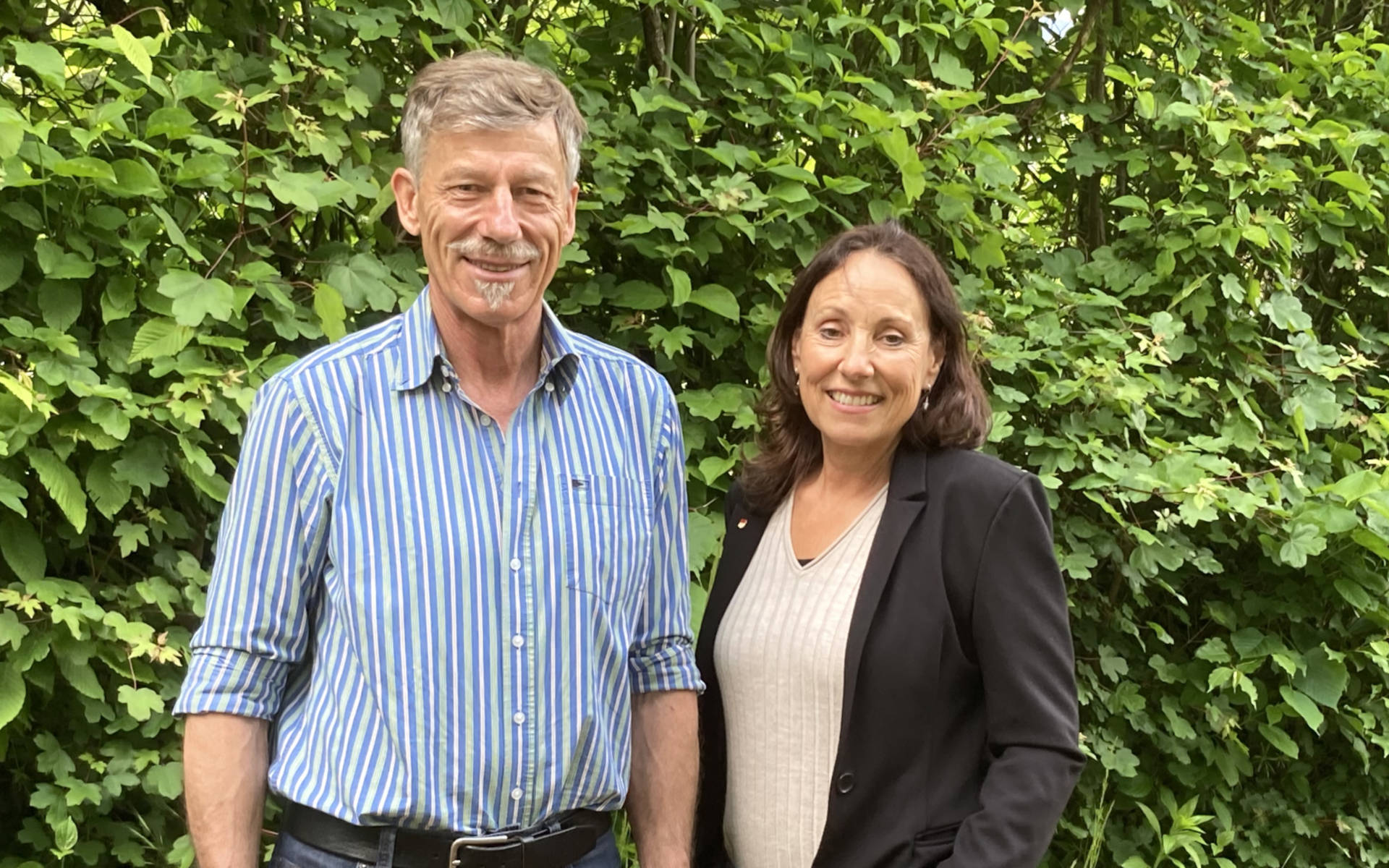 Silvia Fröhlicher und Max Jaggi bilden das neue Co-Präsidium