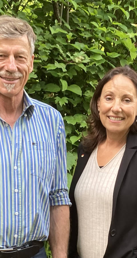 Silvia Fröhlicher und Max Jaggi bilden das neue Co-Präsidium