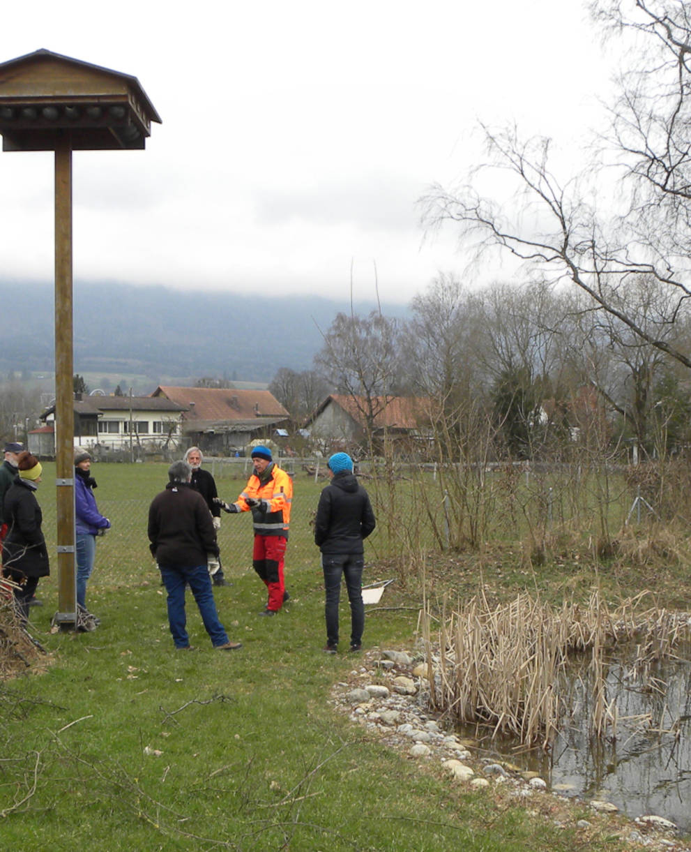 Heckenpflegeeinsatz in Altreu