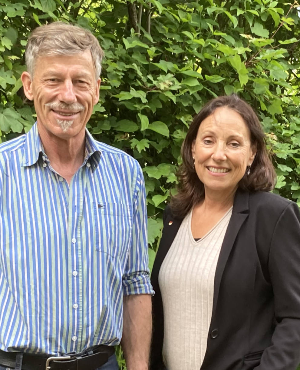 Silvia Fröhlicher und Max Jaggi bilden das neue Co-Präsidium