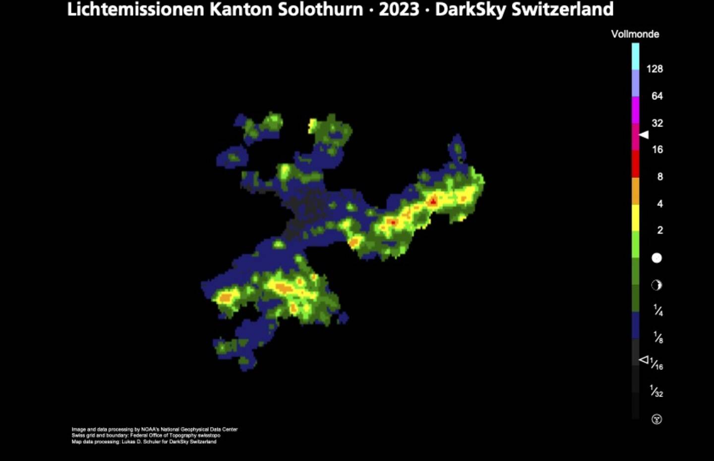 Lichtemmissionen Kt. Solothurn